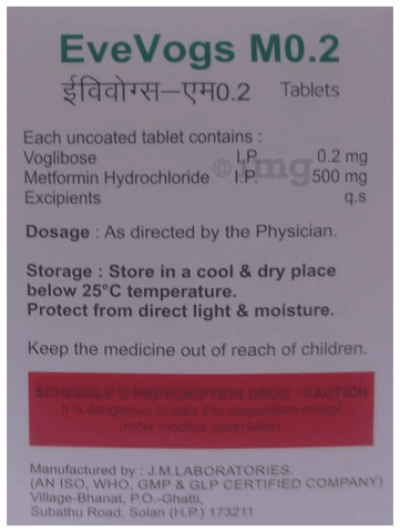 Evevogs M 0.2 Tablet image Evevogs M 0.2 Tablet image