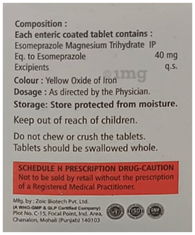 Resmopraz 40 Tablet