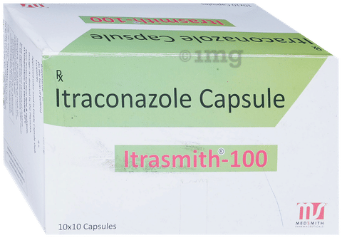 Itrasmith 100mg Capsule image
