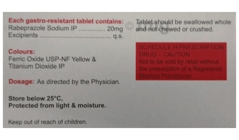 Rabesec 20 Tablet image