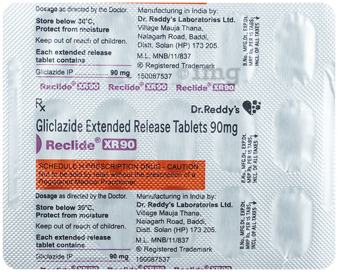 Reclide XR 90 Tablet image