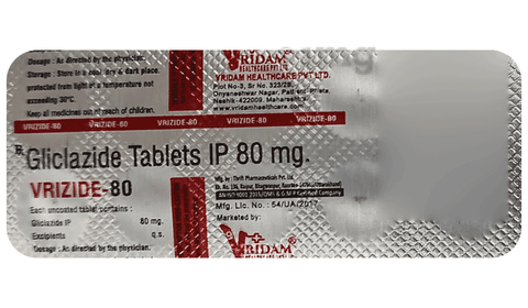 Vrizide 80 Tablet image Vrizide 80 Tablet image