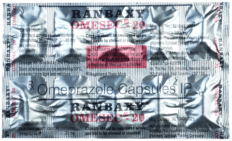Omesec 20 Capsule image