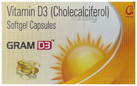 Gram D3 Softgel Capsule image