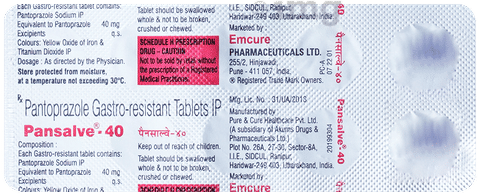 Pansalve 40mg Tablet image Pansalve 40mg Tablet image
