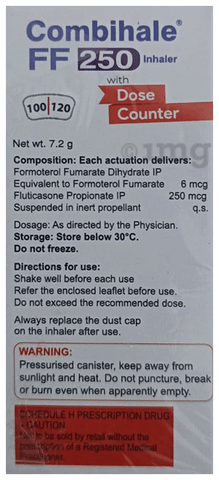 Combihale FF CFC Free 250 Inhaler