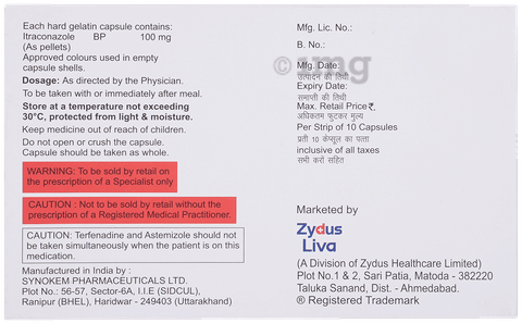 Mycoclear 100 Capsule image