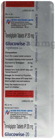 Glucowise 20mg Tablet image