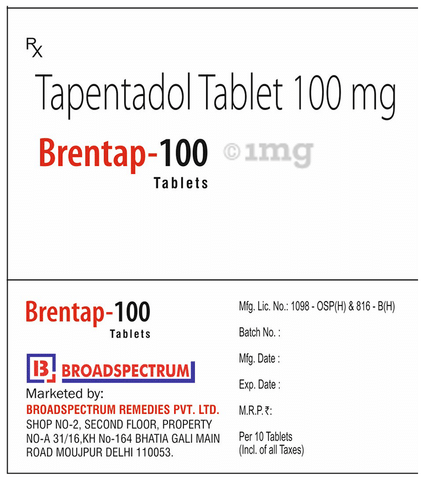 Nucynta er 100mg street value