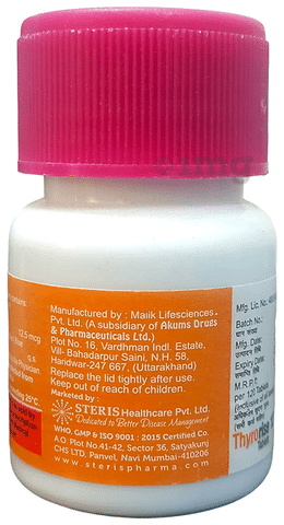 Thyrorise 12.5mcg Tablet