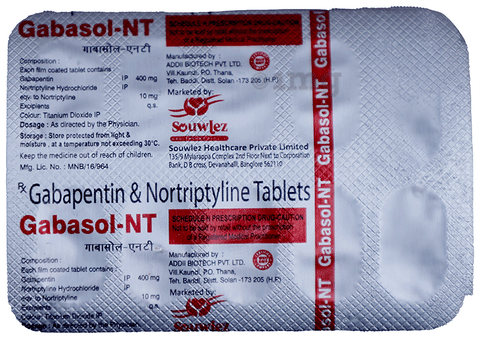 Gabasol-NT Tablet image