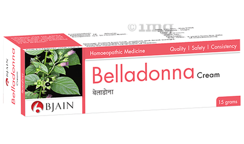 Bjain Belladonna Cream for Skin Redness, Inflammation & Irritation