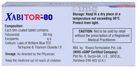 Xabitor 80 Tablet