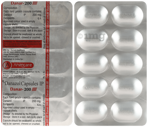 Danar 200mg Capsule image