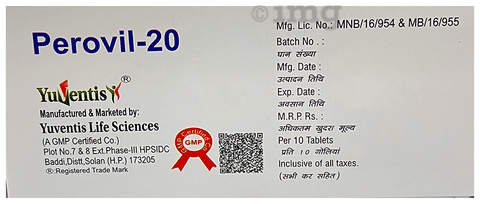 Perovil 20 Tablet DT
