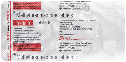 Prelid 8mg Tablet image Prelid 8mg Tablet image