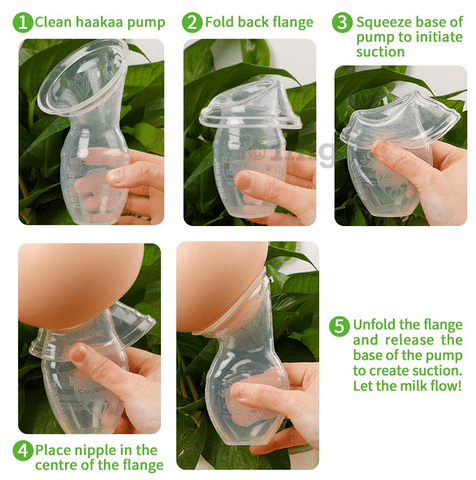 Haakaa Portable Silicon Breast Pump Buy box of 1.0 Breast Pump at