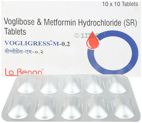 Vogligress-M 0.2 Tablet SR image Vogligress-M 0.2 Tablet SR image