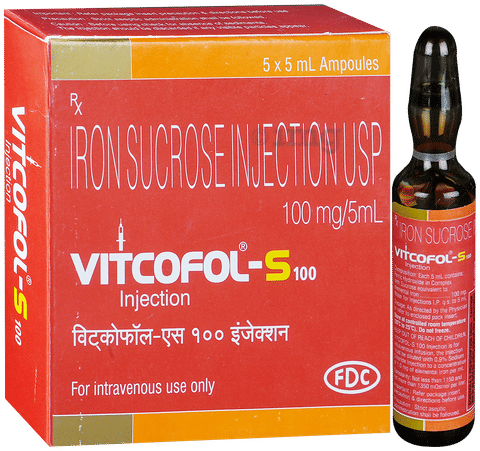 Vitcofol S 100mg Injection image