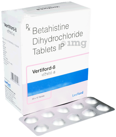 Vertiford 8mg Tablet image