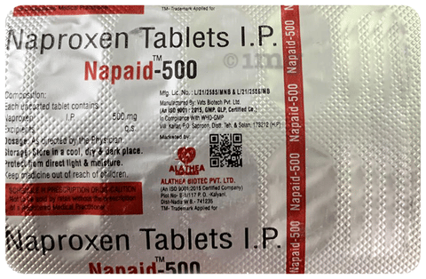 Napaid 500 Tablet image