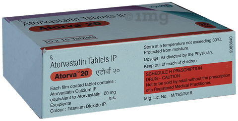 Atorva 20 Tablet image