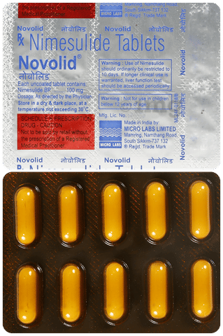 Novolid 100mg Tablet image Novolid 100mg Tablet image