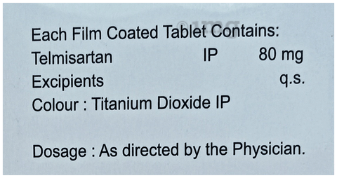 Telangle 80 Tablet image Telangle 80 Tablet image
