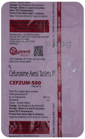 Cefzum 500mg Tablet image Cefzum 500mg Tablet image