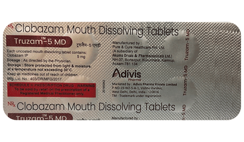 Truzam 5 MD Tablet image
