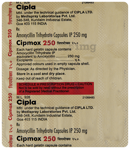 cipMOX 250 Capsule image