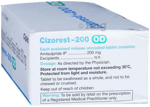 Cizorest 200 OD Tablet SR image