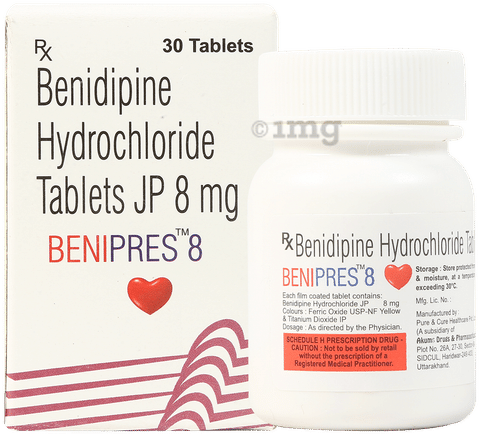 Benipres 8mg Tablet image