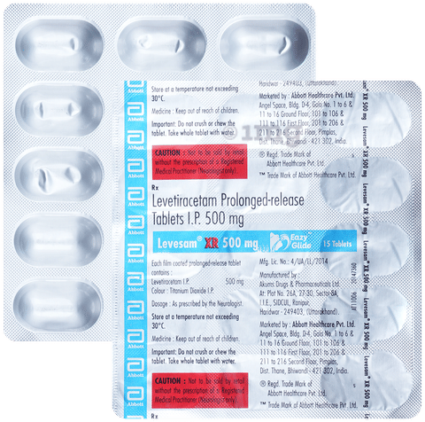 Levesam XR 500mg Eazy Glide Tablet image