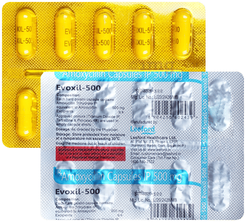 Evoxil 500mg Capsule image Evoxil 500mg Capsule image