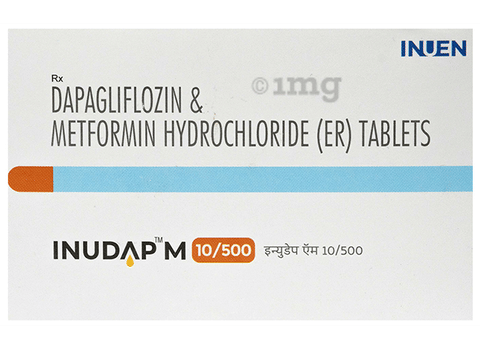 Inudap M 10/500 Tablet ER image Inudap M 10/500 Tablet ER image