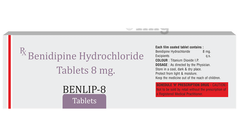 Benlip 8mg Tablet image