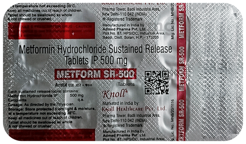 Metform SR 500 Tablet image Metform SR 500 Tablet image