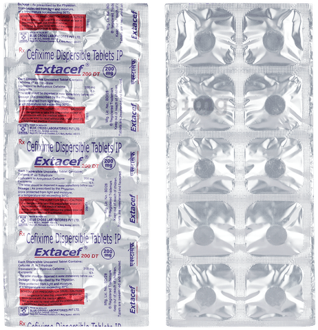 Extacef 200 DT Tablet image