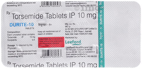 ड्यूराइट 10mg टैबलेट image
