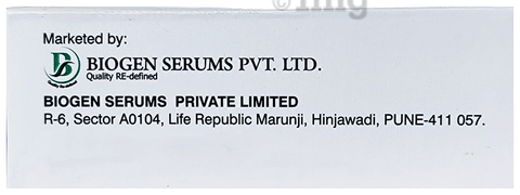 Biogen Sodium Bi-Carbonate Injection