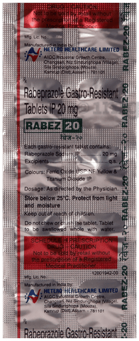 Rabez 20mg Tablet image Rabez 20mg Tablet image