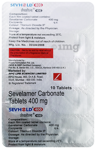 Sevhold 400mg Tablet
