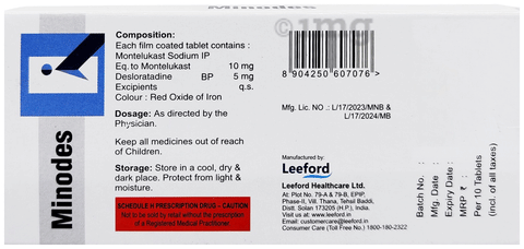 Minodes 5mg/10mg Tablet image Minodes 5mg/10mg Tablet image