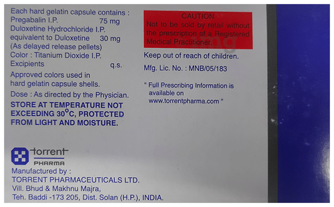 Pregaba-D 75/30 Capsule DR