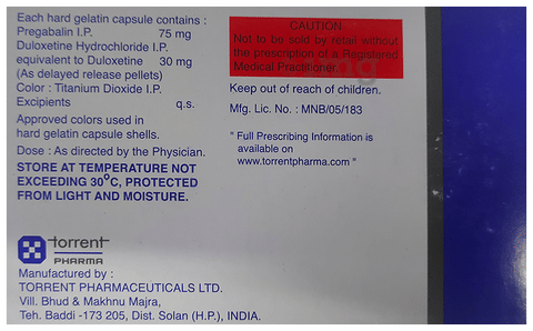 Pregaba-D 75/30 Capsule DR image