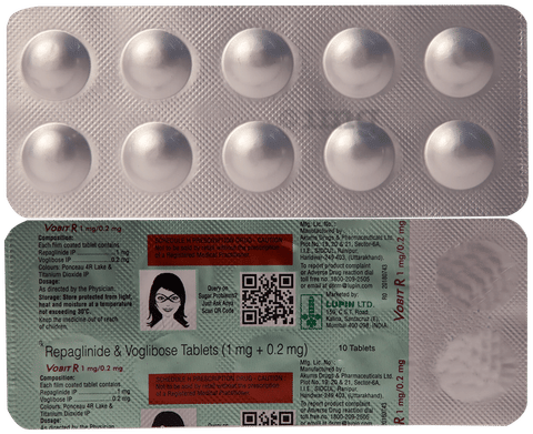 Vobit R 1mg/0.2mg Tablet image