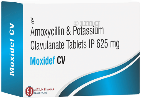 मॉक्सिडेफ सीवी टैबलेट image