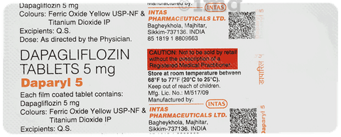 Daparyl 5 Tablet image