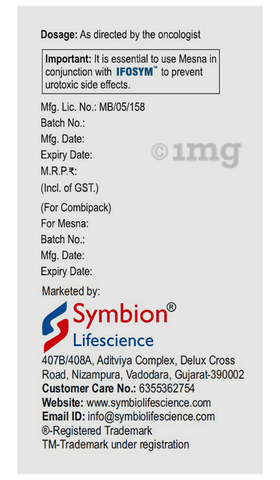Ifosym 1g Injection image